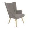 255 000019 7 Chair Julita pakoworld PP white-natural leg 46x50x82cmIndoor furniture > Chairs