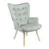 255 000025 13 Insicive armchair pakoworld velvet fabric rotten apple-natural leg 72x89x105cmSPRING OFFERS