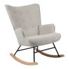 255 000030 18 Bar stool Renish pakoworld bouclé grey-metallic black leg 51x57x114cmIndoor furniture > Bar stools