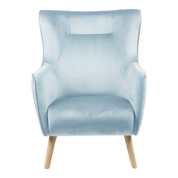 255 000052 2 2 Armchair Insicive pakoworld velvet mint-natural leg 72x89x105cmSPRING OFFERS