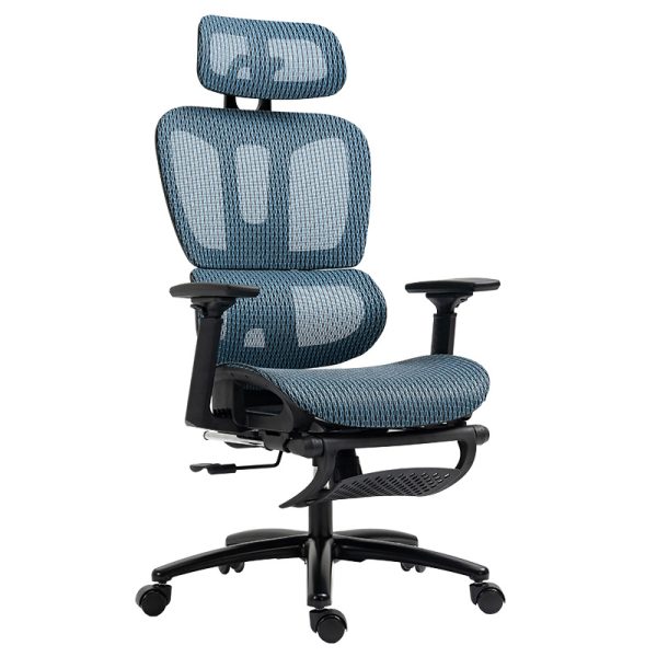 256 000002 12 Office chair manager with footrest Verdant pakoworld Premium Quality mesh blueOffice furniture > Labor office chairs