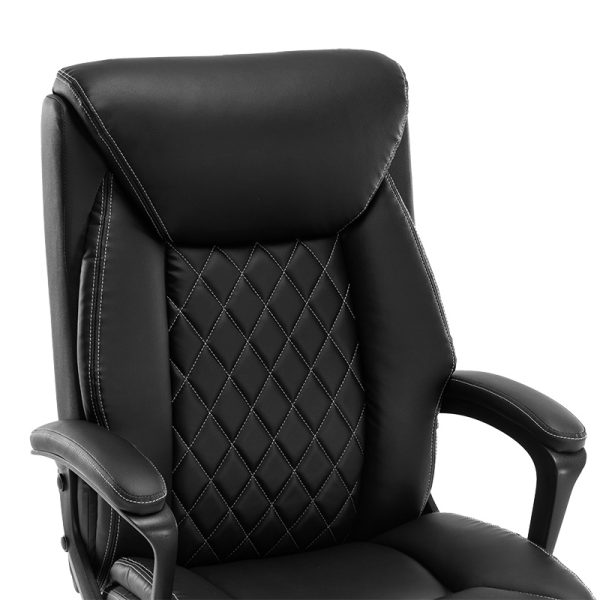256 000005 4 5 Office chair manager Victory pakoworld pu blackOffice furniture > Labor office chairs