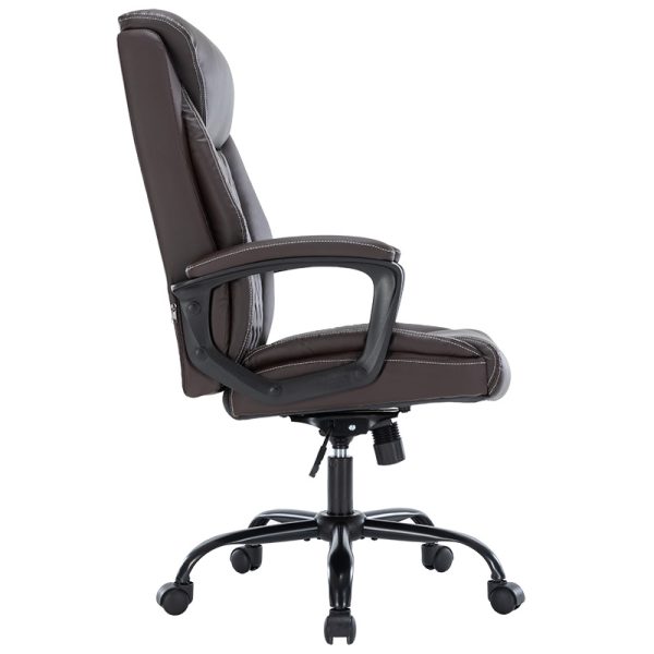 256 000006 2 3 Office chair manager Victory pakoworld pu brownOffice furniture > Labor office chairs