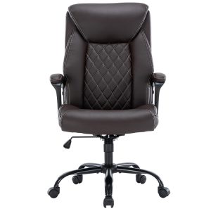 256 000006 3 3 Office chair manager Victory pakoworld pu brownOffice furniture > Labor office chairs