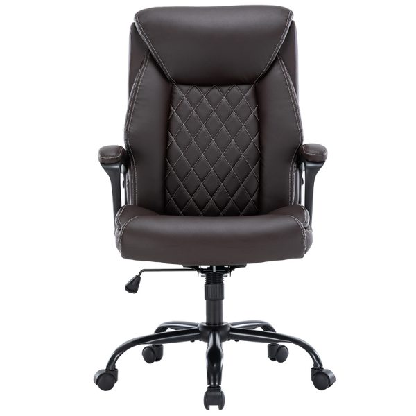 256 000006 3 3 Office chair manager Victory pakoworld pu brownOffice furniture > Labor office chairs