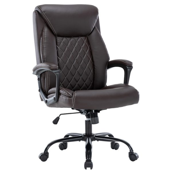 256 000006 6 Office chair manager Victory pakoworld pu brownOffice furniture > Labor office chairs