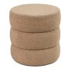 257 000021 6 Rocking armchair Georgia pakoworld velvet fabric grey-natural 75x71x95cmIndoor furniture > Living room armchairs