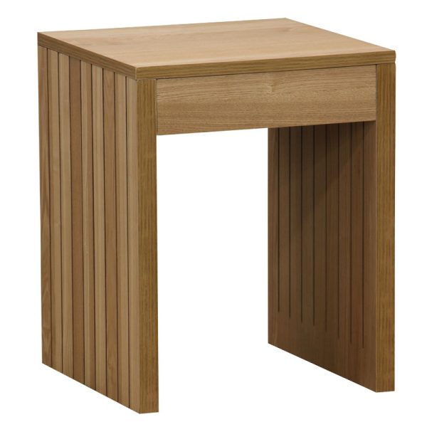 260 000002 5 End table Focused pakoworld MDF natural 40x40x50cmSPRING OFFERS