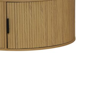 260 000009 3 11 Coffee table Scandi pakoworld MDF natural D80x35.5cmIndoor furniture > Coffee tables
