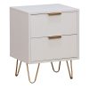 260 000013 13 Console Wirmo pakoworld walnut meamine-black metal leg 110x30x80cmIndoor furniture > Drawers-consoles
