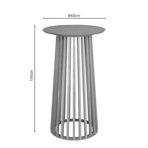 260 000022 3 8 Bar table Domonic pakoworld mdf natural D60x105cmIndoor furniture > Dining Tables