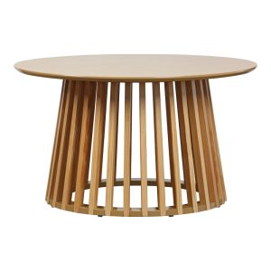 260 000023 12 Coffee table Domonic pakoworld mdf/pw in natural colour D80x45cmIndoor furniture > Coffee tables