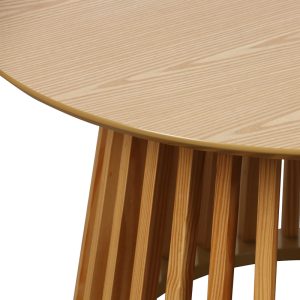 260 000023 2 9 Coffee table Domonic pakoworld mdf/pw in natural colour D80x45cmIndoor furniture > Coffee tables