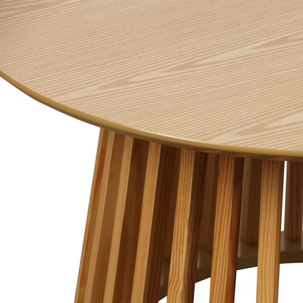 260 000023 2 9 Coffee table Domonic pakoworld mdf/pw in natural colour D80x45cmIndoor furniture > Coffee tables