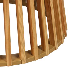 260 000023 3 9 Coffee table Domonic pakoworld mdf/pw in natural colour D80x45cmIndoor furniture > Coffee tables