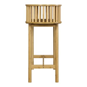 260 000027 2 9 Console Nodial pakoworld MDF/Bamboo in natural color 120x39x85cmIndoor furniture > Drawers-consoles