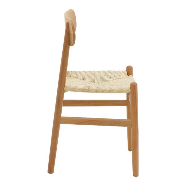 263 000001 2 6 Chair Thomas pakoworld natural beech wood-natural rope 44x36x79cmBOHO CHIC > Chairs and Armchairs