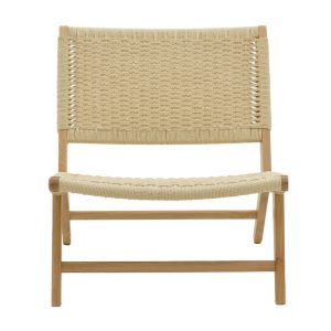 263 000012 3 6 Armchair Filippo pakoworld natural beech wood-natural rope 68x72x74cmBOHO CHIC > Chairs and Armchairs