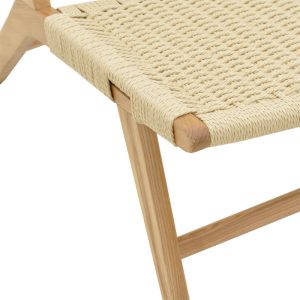 263 000012 4 6 Armchair Filippo pakoworld natural beech wood-natural rope 68x72x74cmBOHO CHIC > Chairs and Armchairs