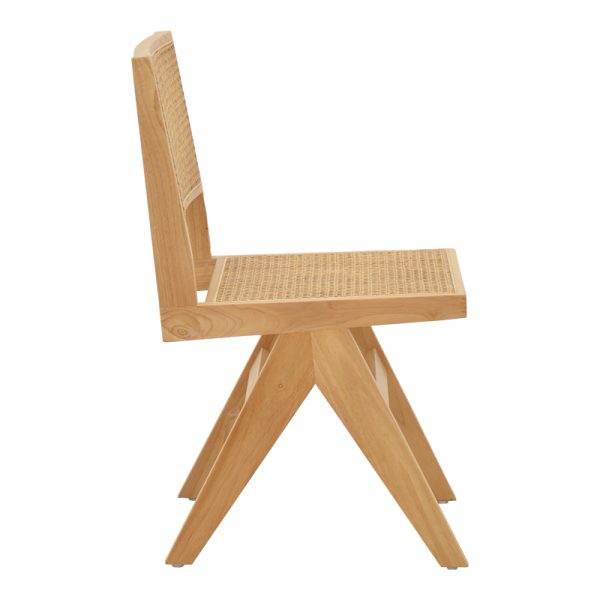 263 000023 2 8 Chair Winslow pakoworld natural rubberwood 45x56x82cmBOHO CHIC > Chairs and Armchairs