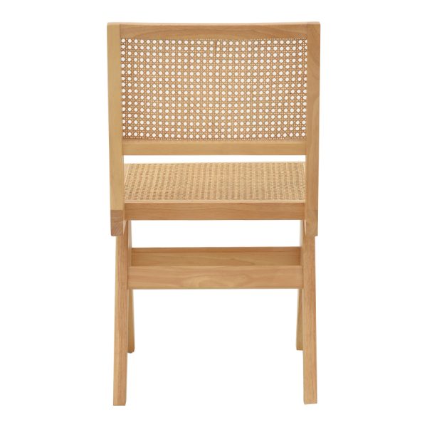 263 000023 4 8 Chair Winslow pakoworld natural rubberwood 45x56x82cmBOHO CHIC > Chairs and Armchairs