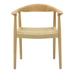 263 000024 3 8 Armchair Juvan pakoworld natural rubberwood 64x53x77cmBOHO CHIC > Chairs and Armchairs