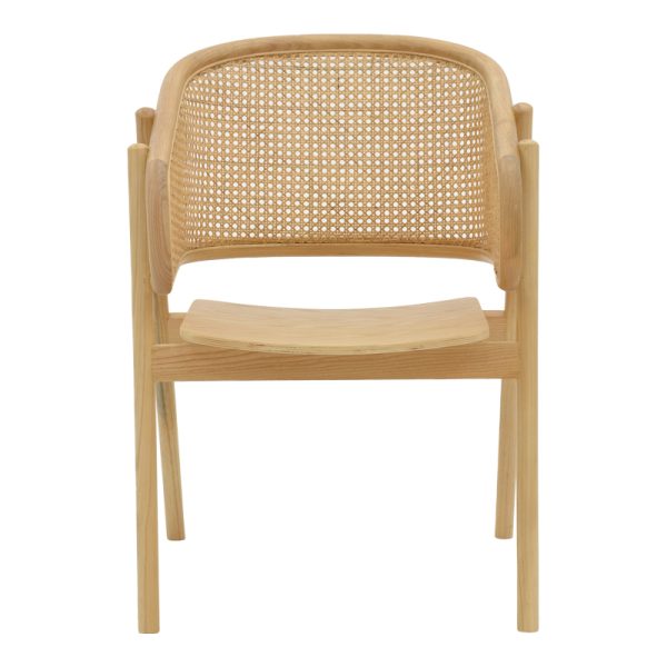 263 000028 3 5 Wenzy armchair pakoworld natural solid wood toon 58x58x82cmBOHO CHIC > Chairs and Armchairs