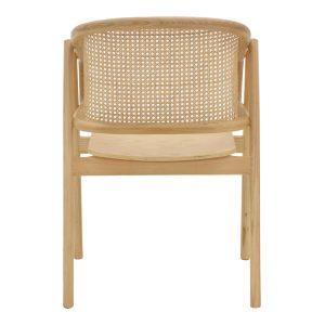 263 000028 4 5 Wenzy armchair pakoworld natural solid wood toon 58x58x82cmBOHO CHIC > Chairs and Armchairs