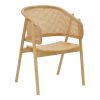 263 000028 8 Carpet Solon Inart beige jute 100x100x1cmBOHO CHIC > Decoratives