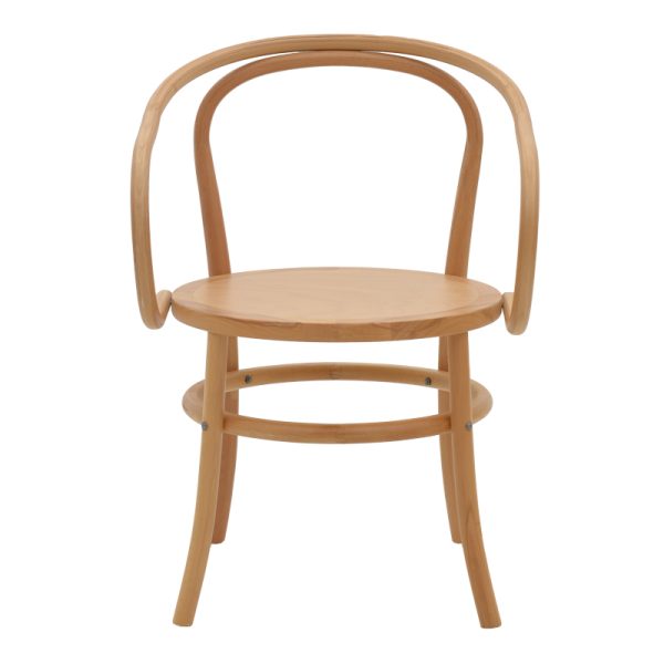 263 000029 3 5 Armchair Verfie pakoworld natural color beech wood 55x50x83cmBOHO CHIC > Chairs and Armchairs