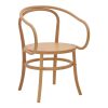 263 000029 8 Bolen pakoworld armchair solid acacia wood-beige fabric 59x63.2x89.9cmBOHO CHIC > Chairs and Armchairs