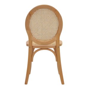 263 000030 4 3 Chair stackable Camil pakoworld natural beech wood-natural rattan 45x50x94cmBOHO CHIC > Chairs and Armchairs