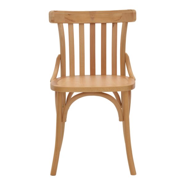 263 000033 3 3 Chair Flisbie pakoworld natural beech wood 46x48x86cmBOHO CHIC > Chairs and Armchairs