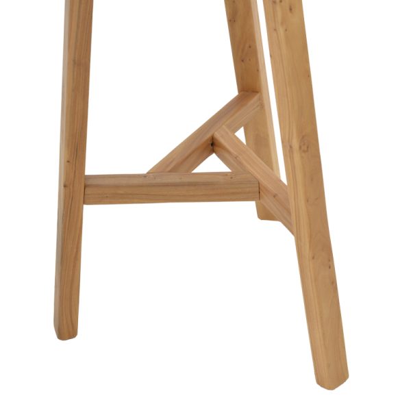 263 000038 3 5 Bar stool Fabrio pakoworld elm wood in natural shade Φ38x71cmBOHO CHIC > Stools
