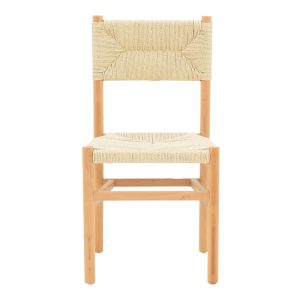 263 000042 3 2 Oarvine chair pakoworld natural rubberwood-natural rope 46x52x88cmBOHO CHIC > Chairs and Armchairs