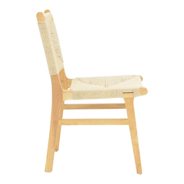 263 000044 2 2 Arten pakoworld chair rope-rubberwood in natural color 60x55x85cmBOHO CHIC > Chairs and Armchairs