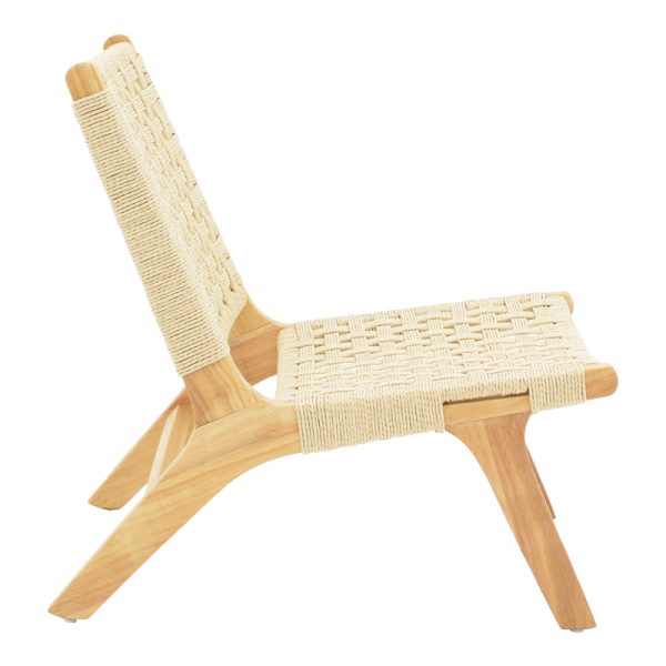 263 000045 2 4 Polisin pakoworld armchair rope-rubberwood in natural color 55x80x77cmBOHO CHIC > Chairs and Armchairs