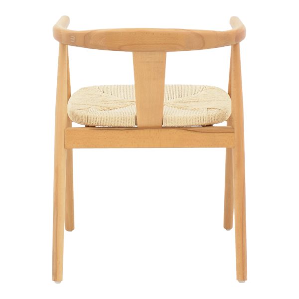 263 000048 4 7 Gernine armchair pakoworld solid beech wood and rope in natural shade 56x49x73cmBOHO CHIC > Chairs and Armchairs