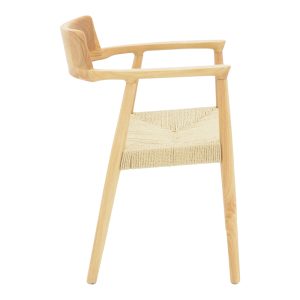 263 000049 2 2 Jojene pakoworld rubberwood and rope armchair in natural shade 58x54x79cmBOHO CHIC > Chairs and Armchairs