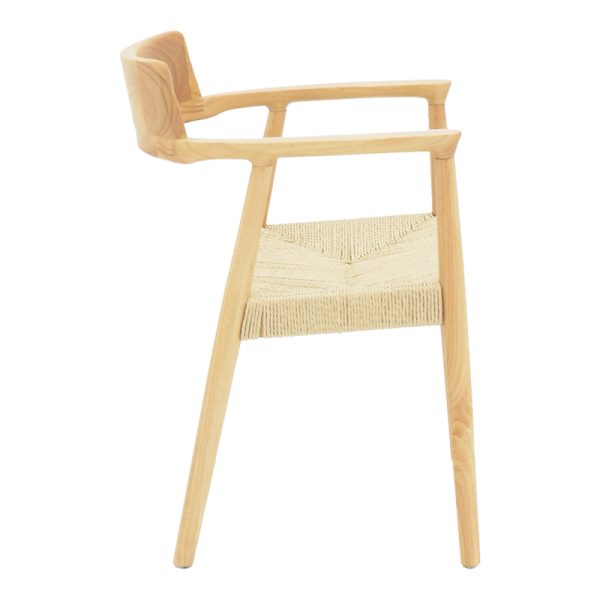 263 000049 2 2 Jojene pakoworld rubberwood and rope armchair in natural shade 58x54x79cmBOHO CHIC > Chairs and Armchairs
