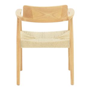 263 000049 4 2 Jojene pakoworld rubberwood and rope armchair in natural shade 58x54x79cmBOHO CHIC > Chairs and Armchairs