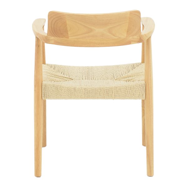 263 000049 4 2 Jojene pakoworld rubberwood and rope armchair in natural shade 58x54x79cmBOHO CHIC > Chairs and Armchairs