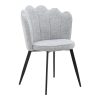 264 000025 5 Chair Adelle pakoworld PP pet clear grey-inox leg 46x55x81cmIndoor furniture > Chairs