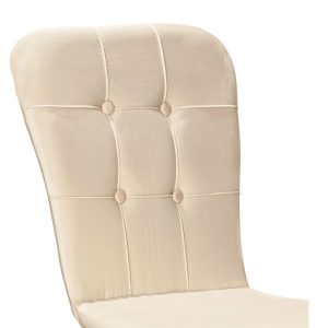 266 000003 4 3 Chair Sonora I pakoworld velvet ivory-walnut legIndoor furniture > Sofas
