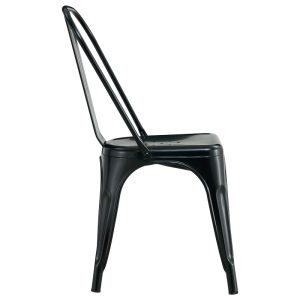 270 000006 2 8 Chair Utopia pakoworld metal black 44x44x85cmIndoor furniture > Chairs
