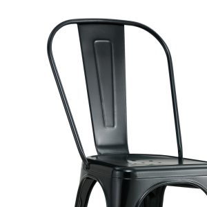 270 000006 4 8 Chair Utopia pakoworld metal black 44x44x85cmIndoor furniture > Chairs