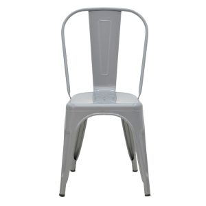 270 000008 3 3 Chair Utopia pakoworld metal grey 44x44x55cmOutdoor furniture > Garden chair