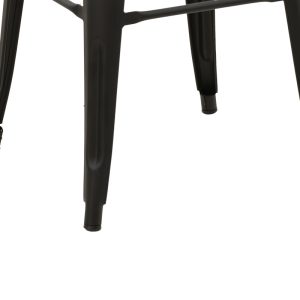 270 000019 3 9 Stool Utopia pakoworld metal black matte 30x30x45cmIndoor furniture > Stools