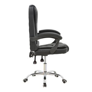 270 000021 2 12 Office chair manager Kardi pakoworld black pu 66x64x117cmOffice furniture > Manager office chairs