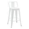 270 000025 7 Aluminum-pe rattan chair Agus pakoworld stackable in brown shade 55x63x77cmOutdoor furniture > Garden chair